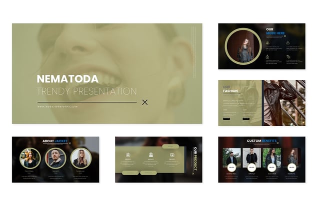 欧美商务风格企业简介keynote模板 - 顶尖PPT