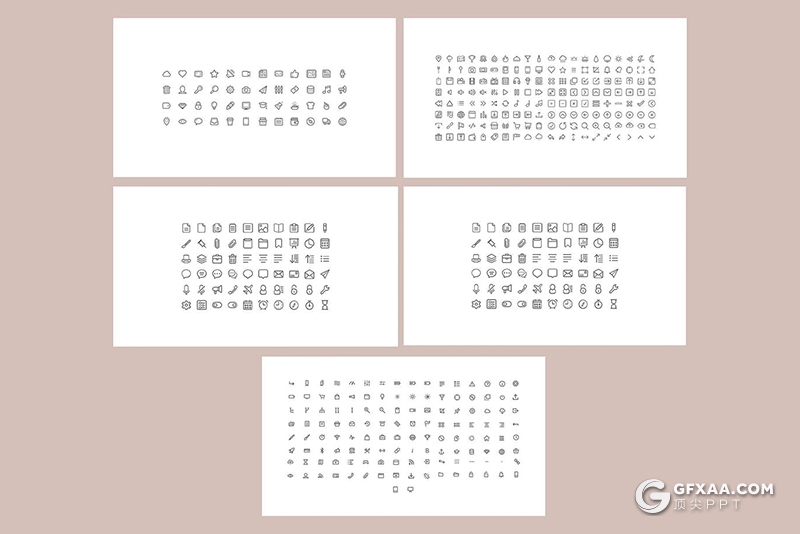 50页时尚流行风格欧美简约PPT模板 - 顶尖PPT