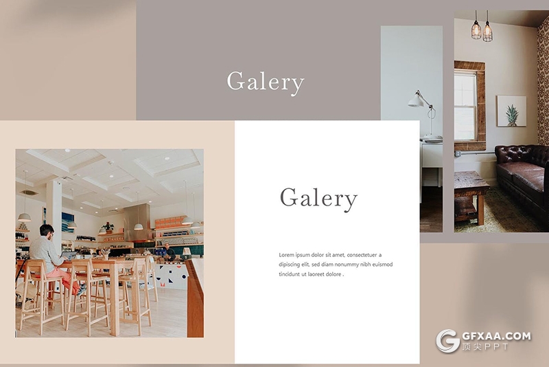 50页时尚流行风格欧美简约PPT模板 - 顶尖PPT