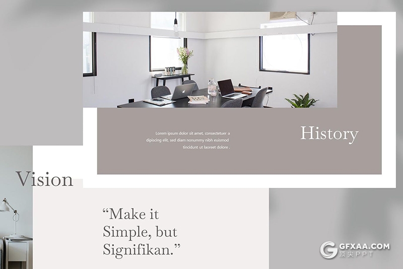 50页时尚流行风格欧美简约PPT模板 - 顶尖PPT