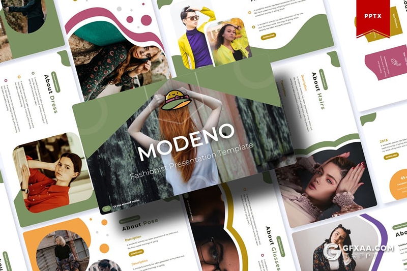 30页卡通图形服装市场调研分析PPT模板 - 顶尖PPT