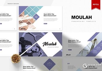 30页国外简约风格商务多用途PPT模板5种配色 - 顶尖PPT