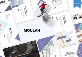 30页国外简约风格商务多用途keynote模板5种配色 - 顶尖PPT