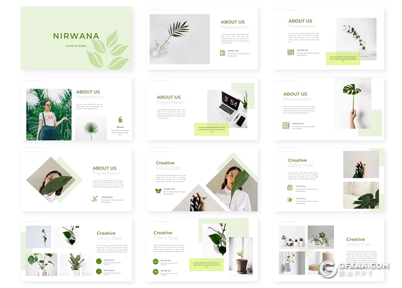 30页国外简约风格PPT模板 - 顶尖PPT