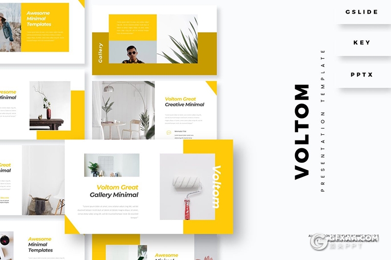 30页国外简介风格商务数据汇报工作计划总结keynote模板 - 顶尖PPT