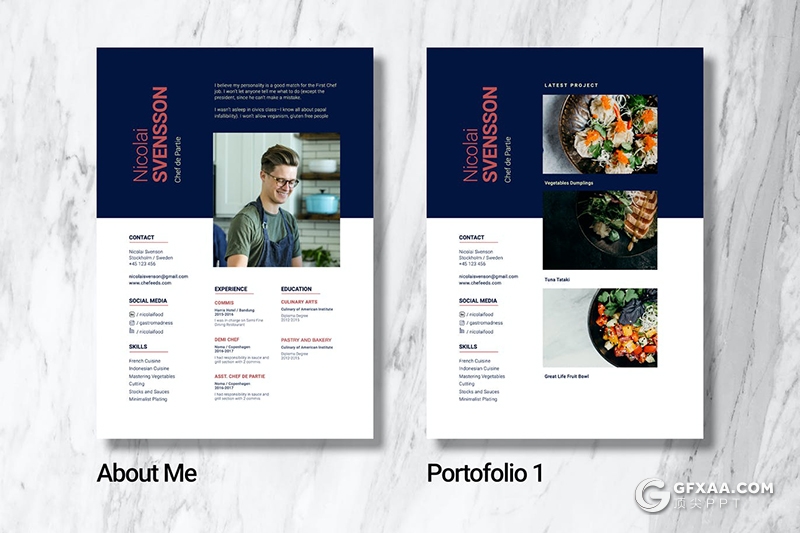 求职简历PPT,KEY模板A4,16:9多种尺寸多种格式 - 顶尖PPT