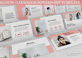 30页时尚女性主题PPT模板3种主题配色 - 顶尖PPT