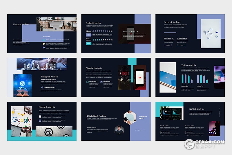 31页扁平化商务工作计划总结企业会议通用PPT模板 - 顶尖PPT