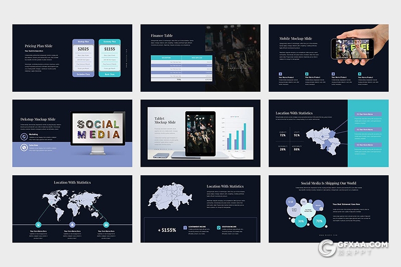 31页扁平化商务工作计划总结企业会议通用PPT模板 - 顶尖PPT