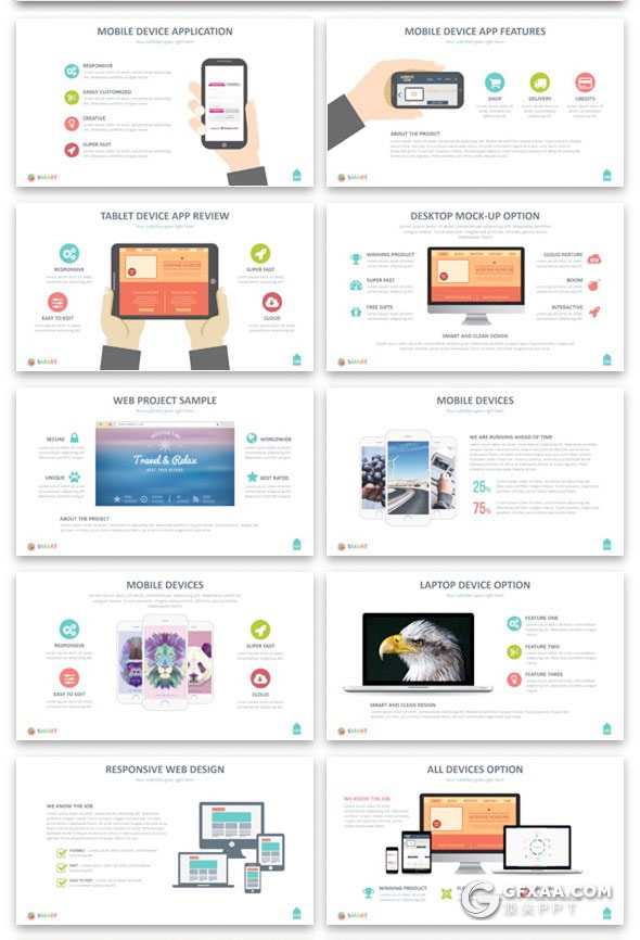 333页彩色动画欧美商务数据统计工作汇报企业介绍通用PPT模板16:9/4:3尺寸ppt - 顶尖PPT