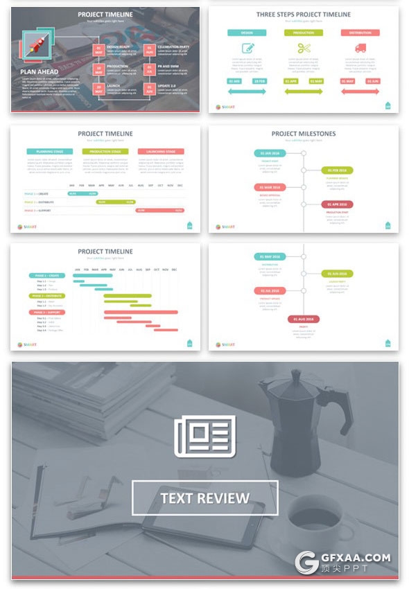 333页彩色动画欧美商务数据统计工作汇报企业介绍通用PPT模板16:9/4:3尺寸ppt - 顶尖PPT