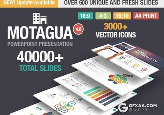 403页国外大型商务通用PPT模板16:9/4:3/16:10/A4四种尺寸PPT模板 - 顶尖PPT