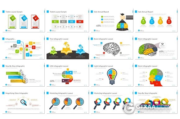 精美商务PPT+keynote双模板多种配色多种比例 - 顶尖PPT