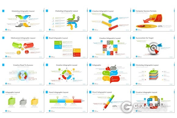 精美商务PPT+keynote双模板多种配色多种比例 - 顶尖PPT