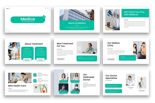 医学会议报告学术研究成果展示keynote模板 - 顶尖PPT