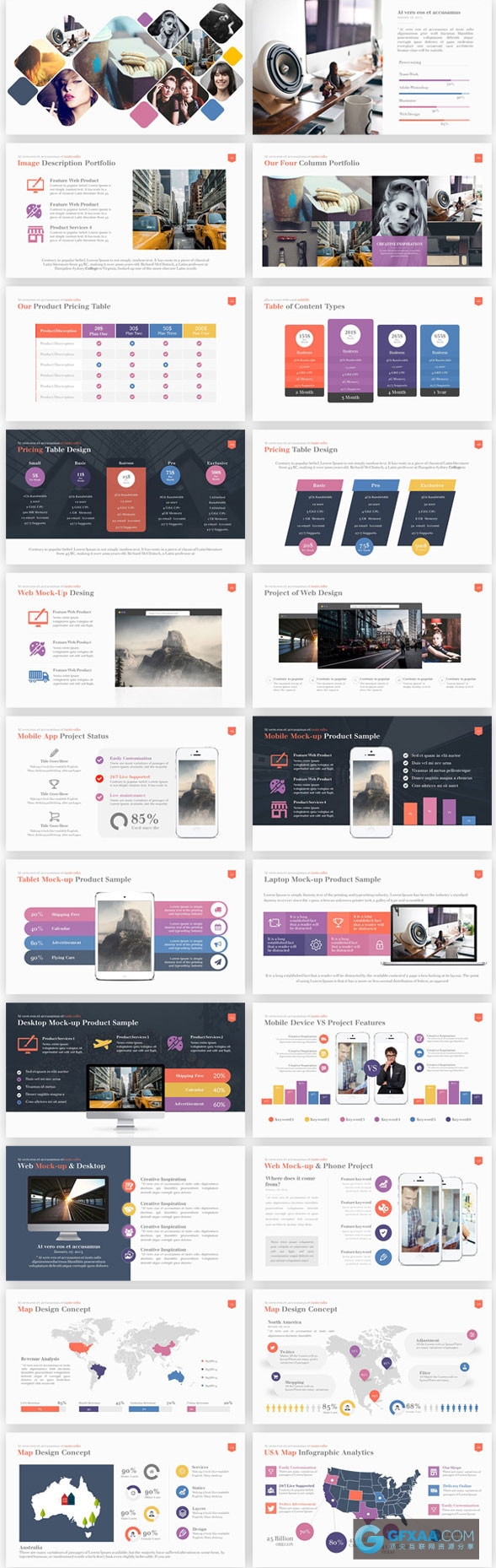 全球商业幻灯片演示 - 顶尖PPT