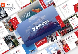 全球快递物流行业分析PPT模板 - 顶尖PPT