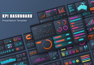 KPI关键绩效指标数据分析展示PPT模板 - 顶尖PPT
