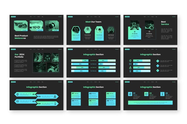 AI技术发布会人工智能keynote模板 - 顶尖PPT