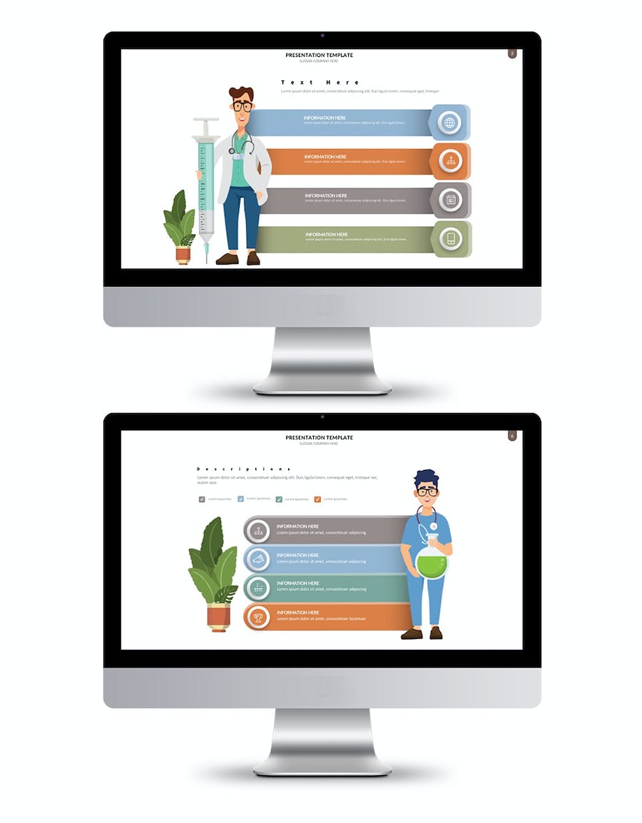 医疗保健专业方案展示PPT模板 - 顶尖PPT