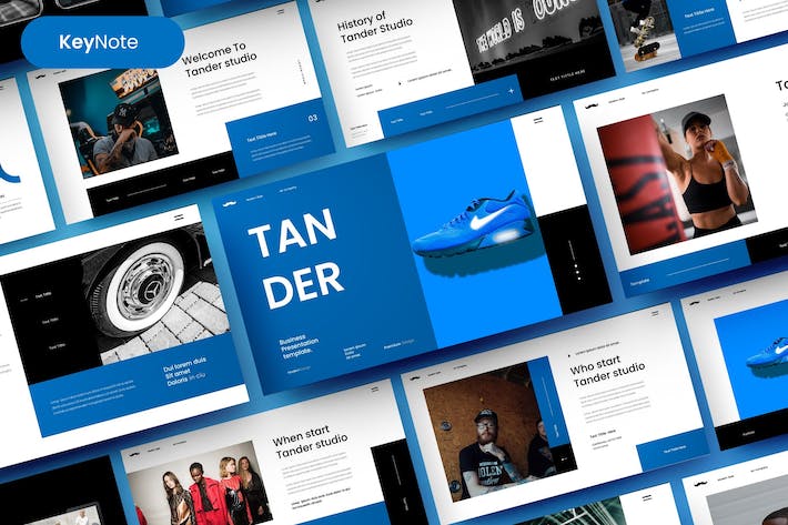 商业企业合作洽谈项目介绍Keynote模板 - 顶尖PPT