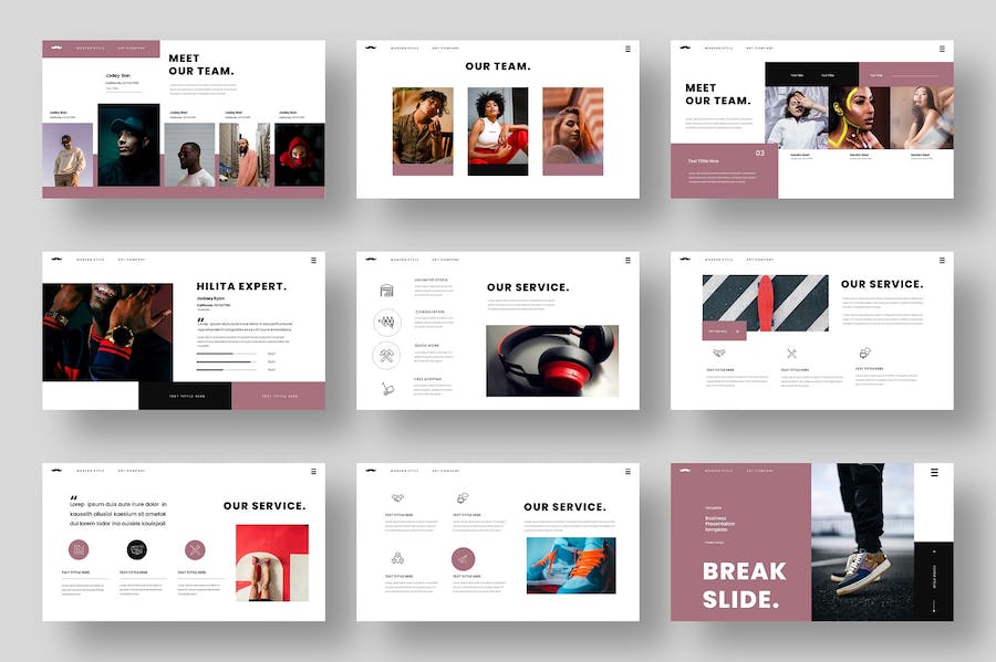 简约产品摄影展示营销策划多用途keynote模板 - 顶尖PPT