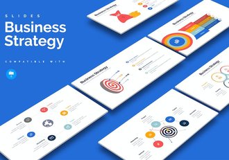 营销商业战略规划信息图形Keynote模板 - 顶尖PPT