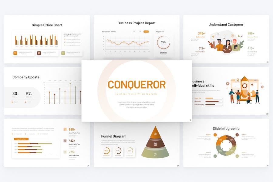 商业资本收购投资PPT模板 - 顶尖PPT