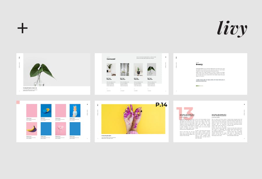 极简风格多用途国外PPT模板 - 顶尖PPT