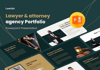 法律机构律师团队业务案例服务范围PPT模板 - 顶尖PPT