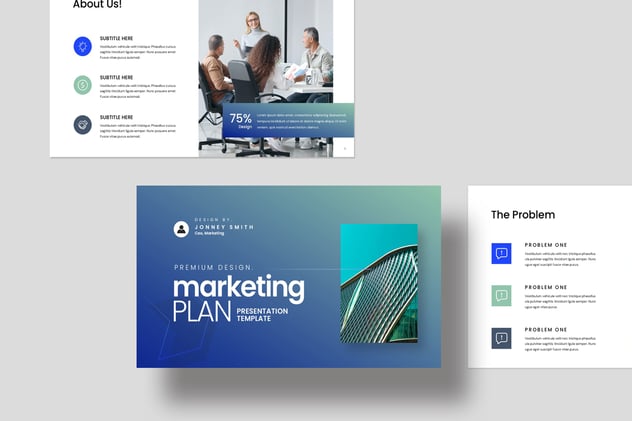 营销计划推广策略方案Keynote模板 - 顶尖PPT