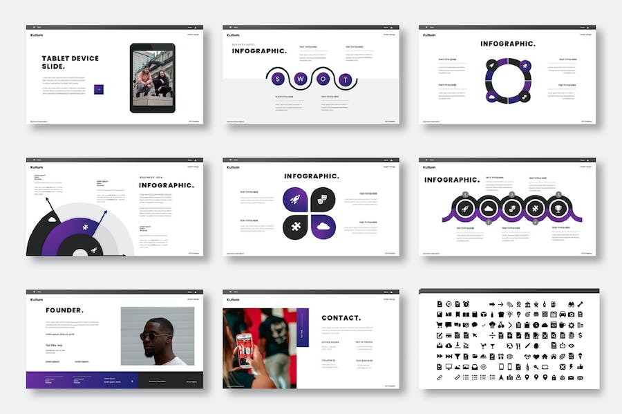 商务风格计划总结PPT模板 - 顶尖PPT