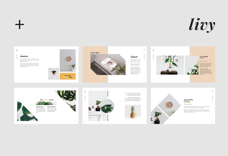 极简风格多用途国外PPT模板 - 顶尖PPT