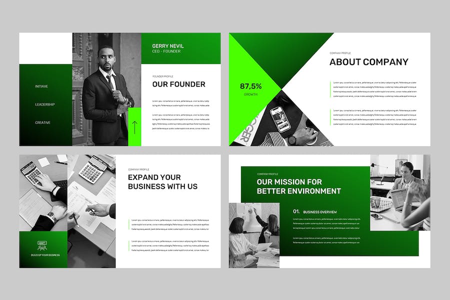 康赛尔商务企业推介路演PPT模板 - 顶尖PPT