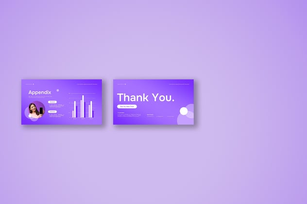 紫色渐变事业代理商业计划PPT模板 - 顶尖PPT