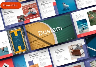 创意商务风格设计展示PPT模板 - 顶尖PPT