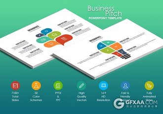 70页欧美商务年终总结会议PPT模板 - 顶尖PPT