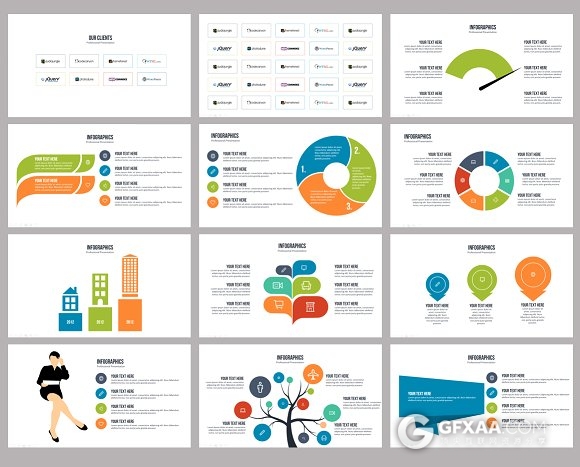 70页欧美商务年终总结会议PPT模板 - 顶尖PPT
