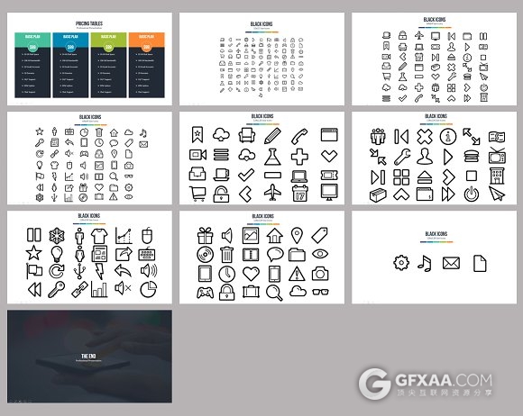 70页欧美商务年终总结会议PPT模板 - 顶尖PPT