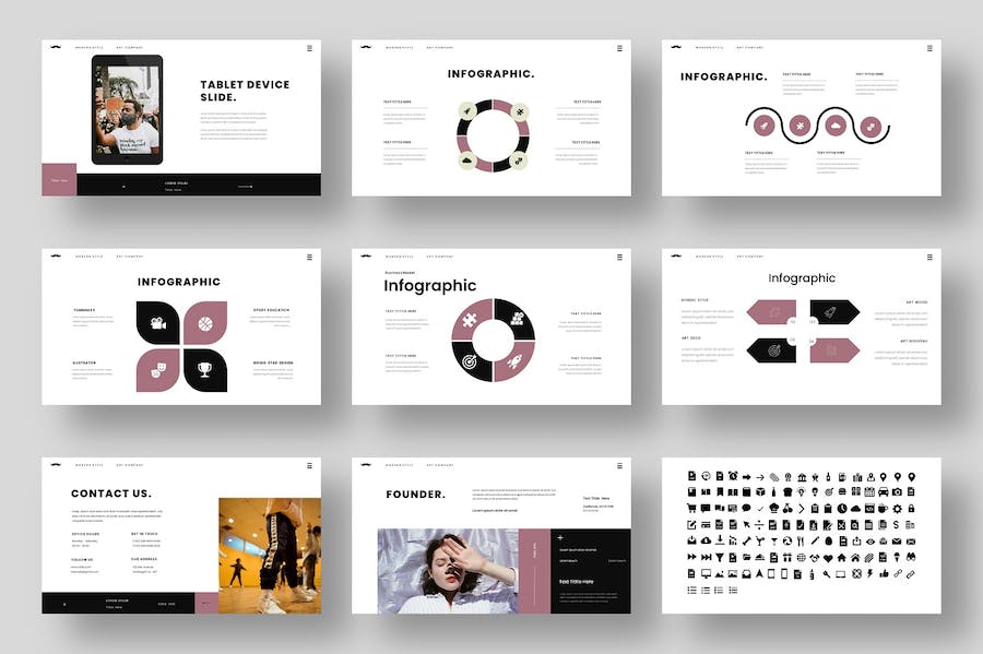 简约产品摄影展示营销策划多用途keynote模板 - 顶尖PPT