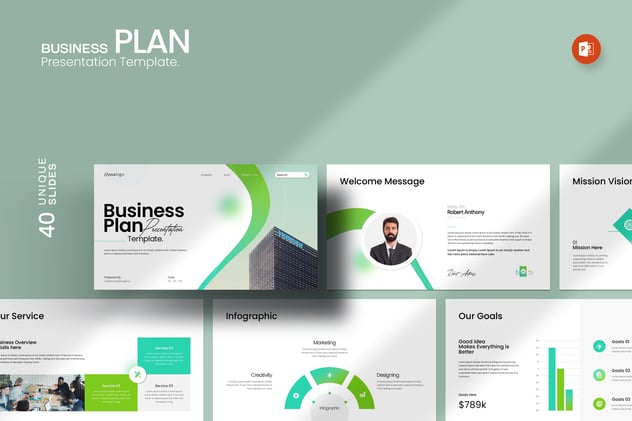 创业项目规划现代商业计划演示PPT模板 - 顶尖PPT