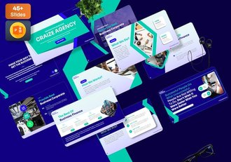 国外科技风格OpenAI人工智能科技公司介绍项目展示商业PPT模板 - 顶尖PPT