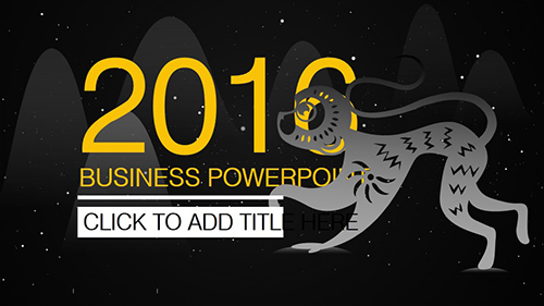 2016精美动画艺术风格PPT模板 - 顶尖PPT