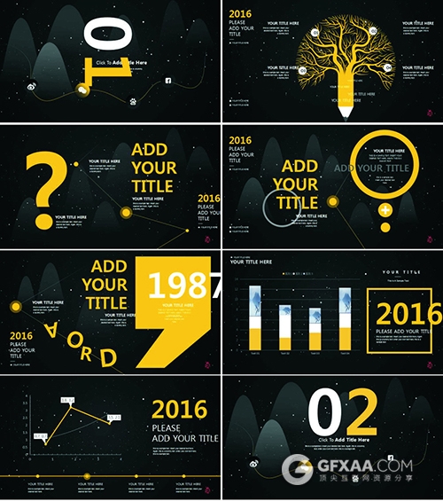 2016精美动画艺术风格PPT模板 - 顶尖PPT