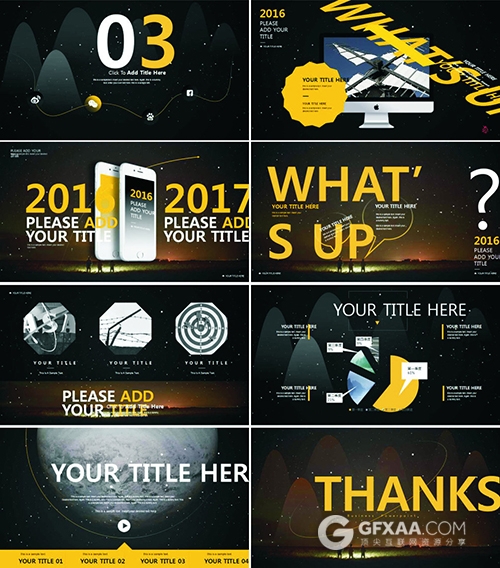 2016精美动画艺术风格PPT模板 - 顶尖PPT