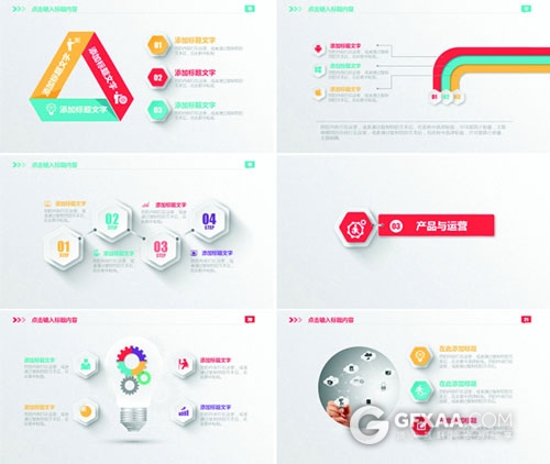 微粒体动画创业商业计划书PPT模板 - 顶尖PPT