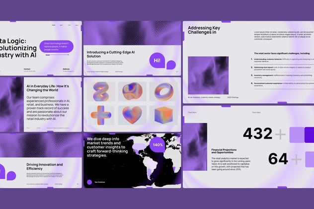 AI未来技术突破PPT模板 - 顶尖PPT