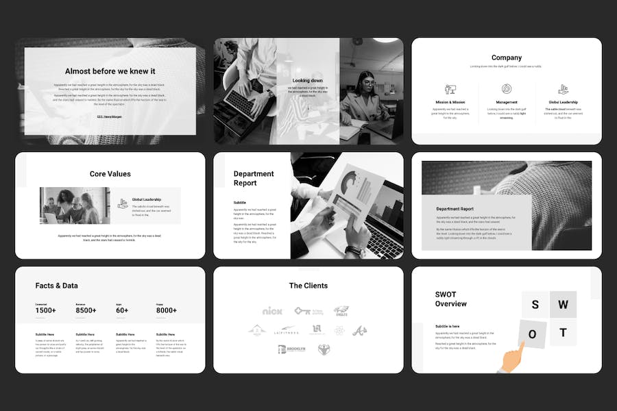 年度报告工作总结汇报PPT模板 - 顶尖PPT