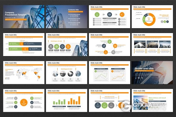 公司简介年终总结报告演讲PPT模板 - 顶尖PPT
