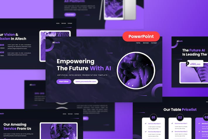 黑色系IT科技行业PPT模板 - 顶尖PPT